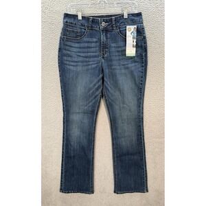 Riders By Lee Jeans Womens 10‎ Medium Blue Bootcut Slender Stretch Western NEW